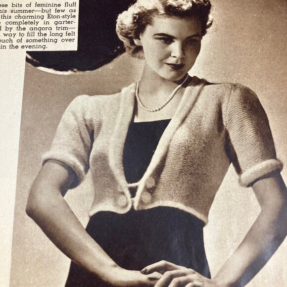 1939 Lux Knitting Pattern Magazine Book - Picture 9 of 13